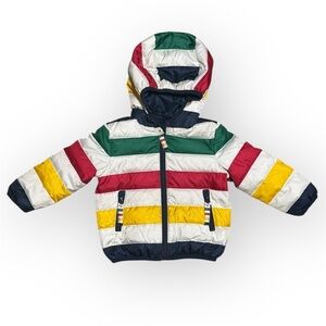 HUDSON'S BAY COMPANY Stripes Down Jacket - Unisex Kids 2T
